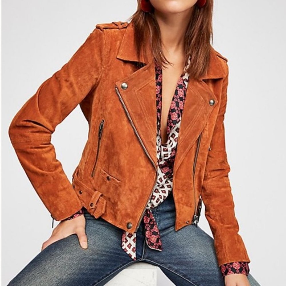 Blank NYC Suede Moto Jacket (XS)